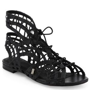 Never worn Joie Gladiator Sandals In black leather